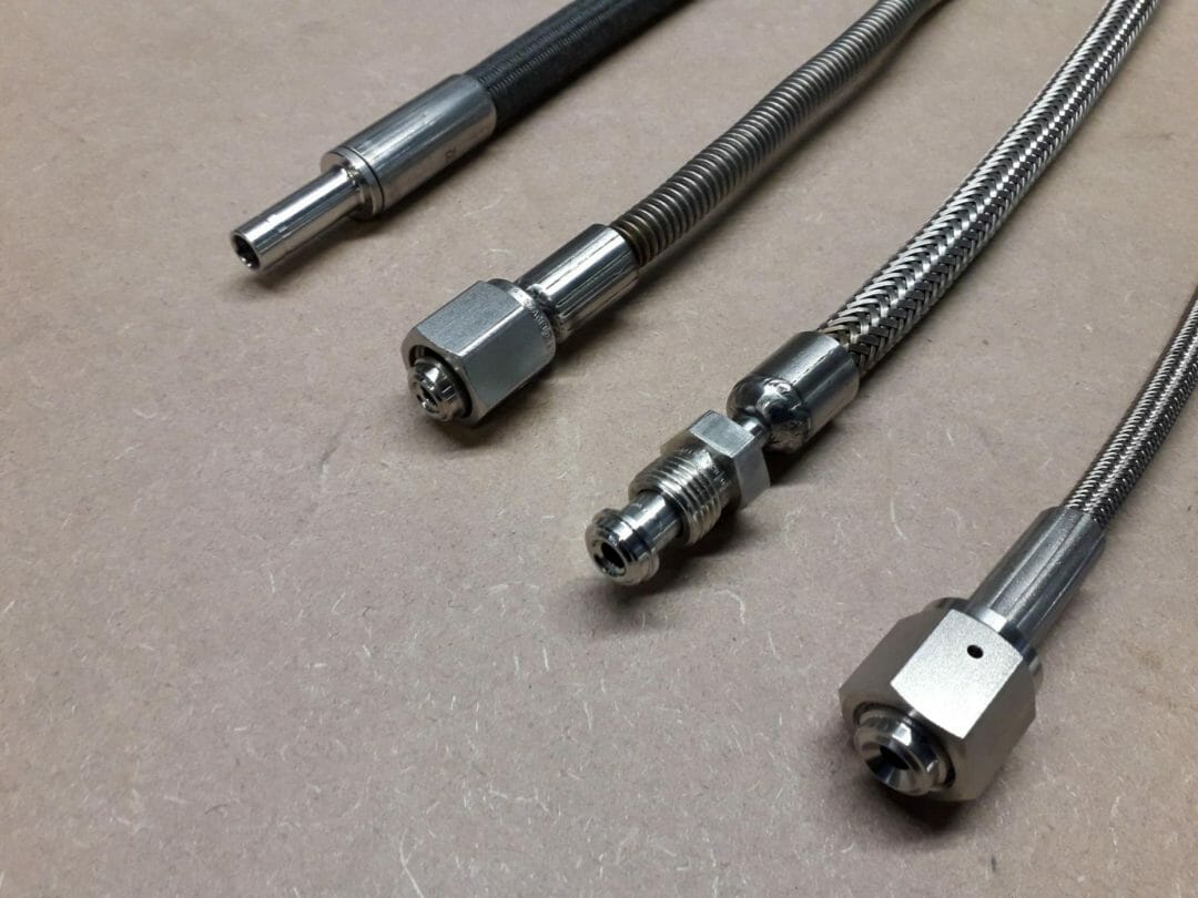 Venhill Make Your Own Custom Braided Brake 1 Line Kit 33-48 Inches Long